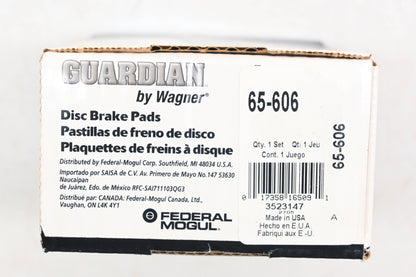 Wagner 65-606, SGD606C Guardian Disc Brake Pad Kit NOS