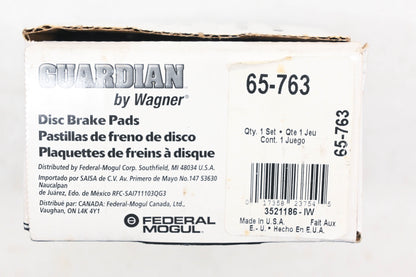 Wagner 65-763 Guardian Disc Brake Pad Kit NOS