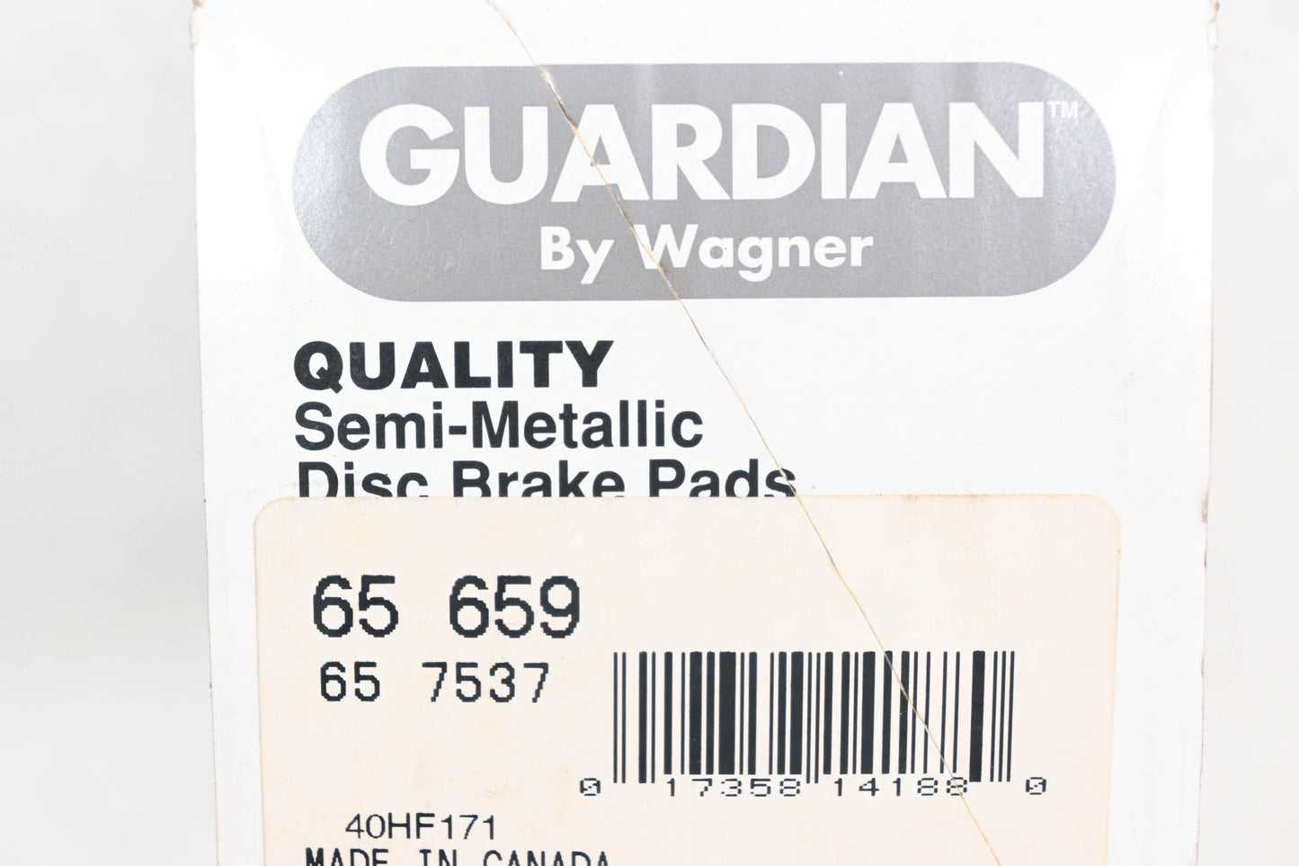 Wagner 65-659, 65-7537 Guardian Disc Brake Pad Kit NOS