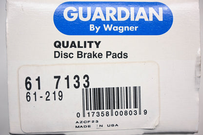 Wagner 61-7133, 61-219, SGD219M Guardian Disc Brake Pad Kit NOS