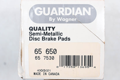Wagner 65-650, 65-7530, SGD650M Guardian Disc Brake Pad Kit NOS