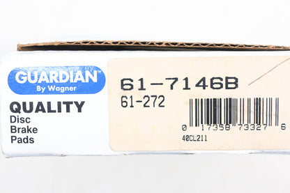 Wagner 61-7146B, 61-272 Guardian Disc Brake Pad Kit NOS