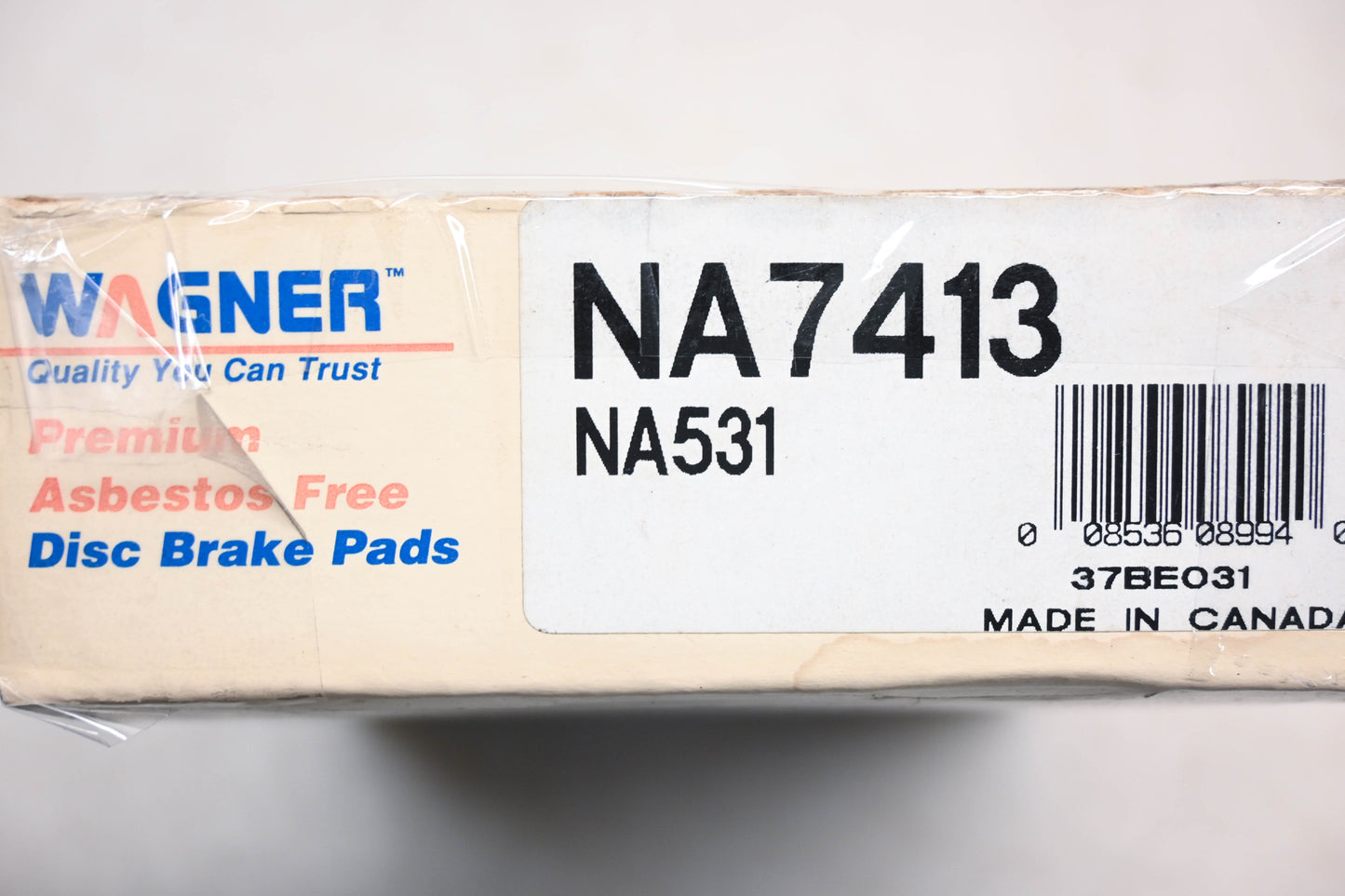Wagner NA7413, NA531, SGD531C Disc Brake Pad Kit NOS