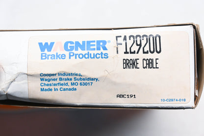 Wagner F129200, BC94589 Brake Cable NOS