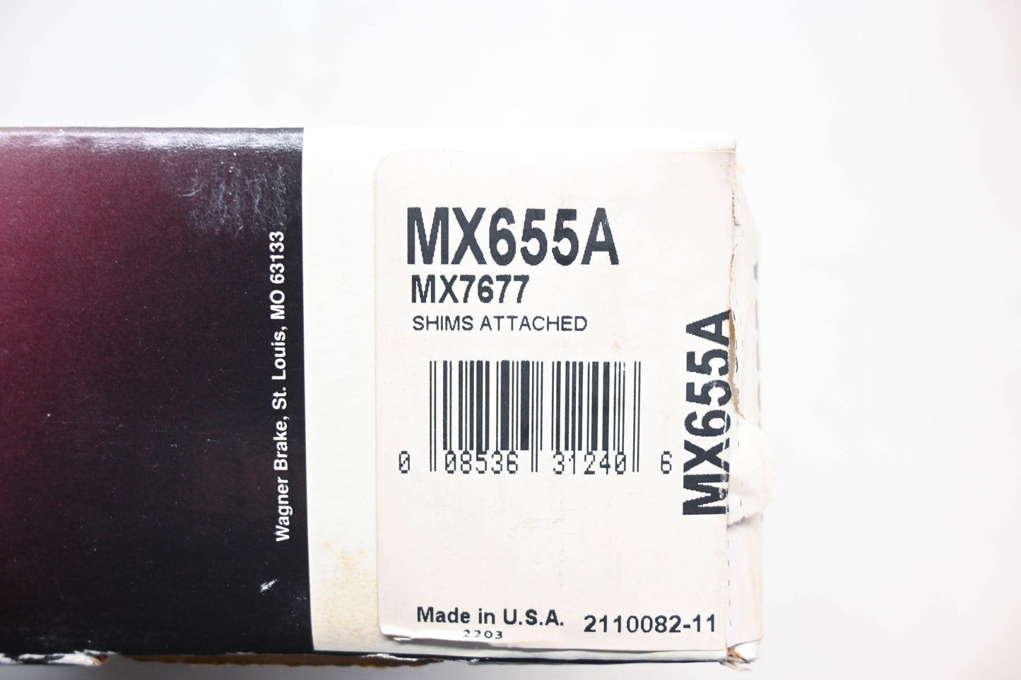 Wagner MX655A, MX7677 PowerMax Disc Brake Pad Kit NOS