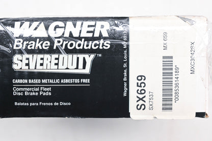 Wagner SX659, SX7537, SGD659M Severe Duty Disc Brake Pad Kit NOS