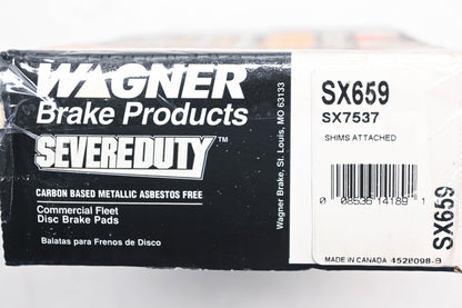 Wagner SX659, SX7537, SGD659M Severe Duty Disc Brake Pad Kit NOS