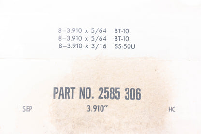 Mopar 2585306, 2585-306 Piston Ring 3.910" Kit NOS