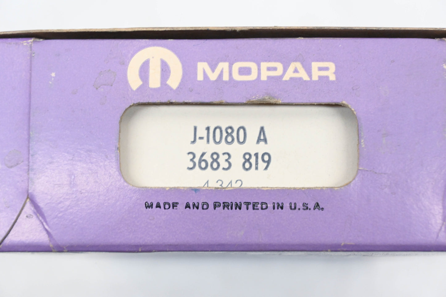 Mopar 3683819, 3683-819, J1080A Piston Ring 4.342" Kit NOS