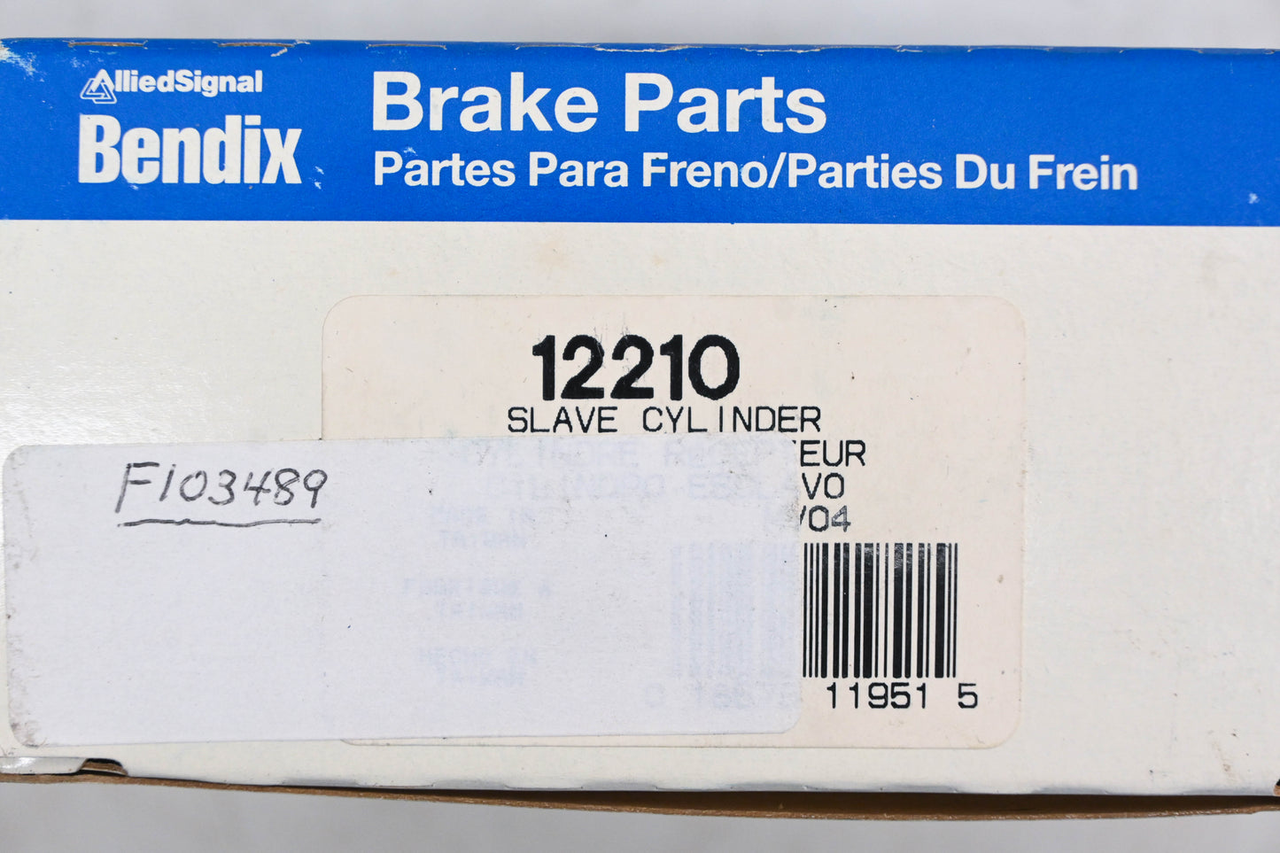 Bendix 12210, F103489 Slave Cylinder Kit NOS