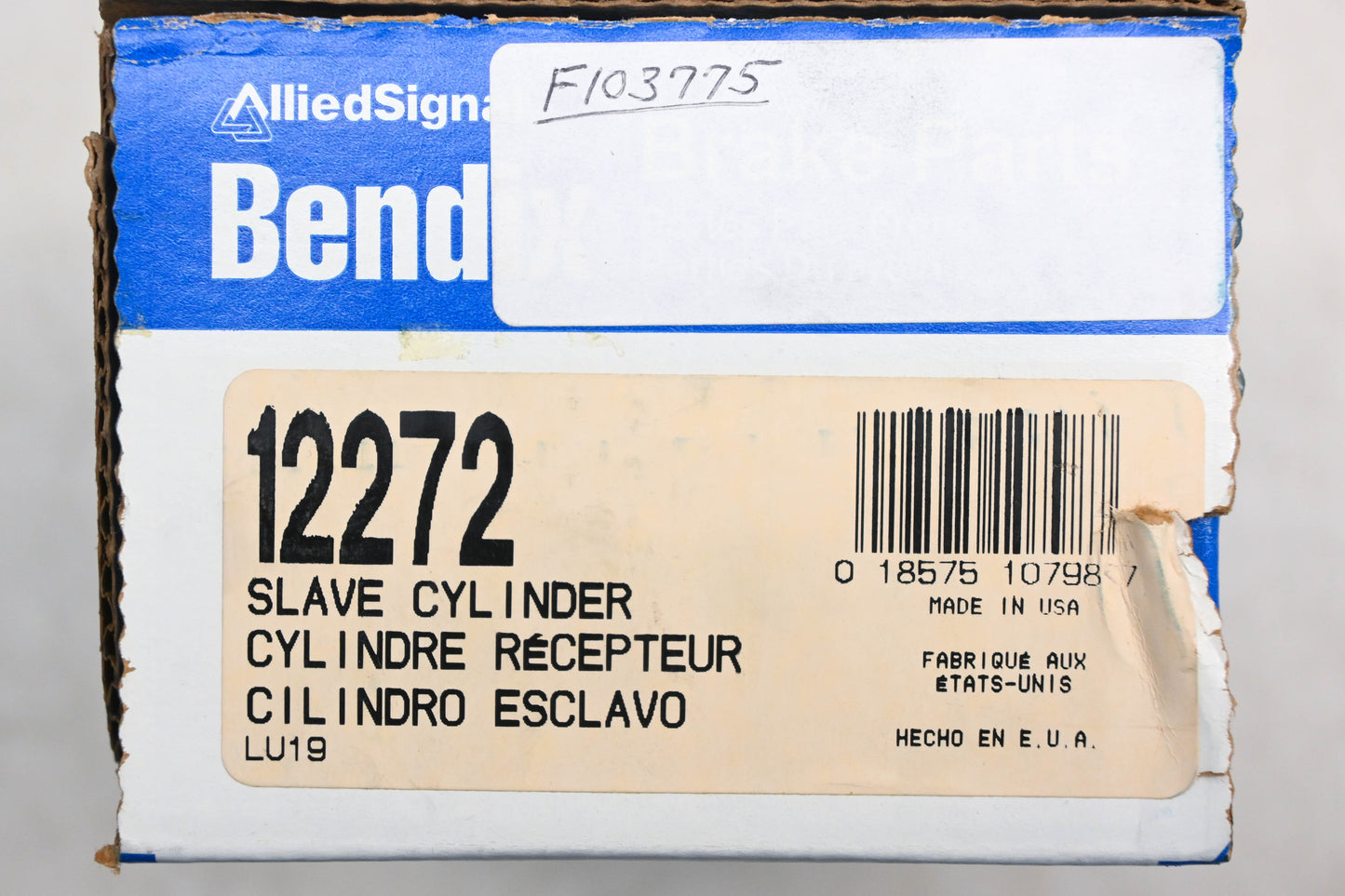 Bendix 12272, F103775 Slave Cylinder Assembly NOS