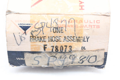 Wagner F78073, SP4877 Brake Hose NOS