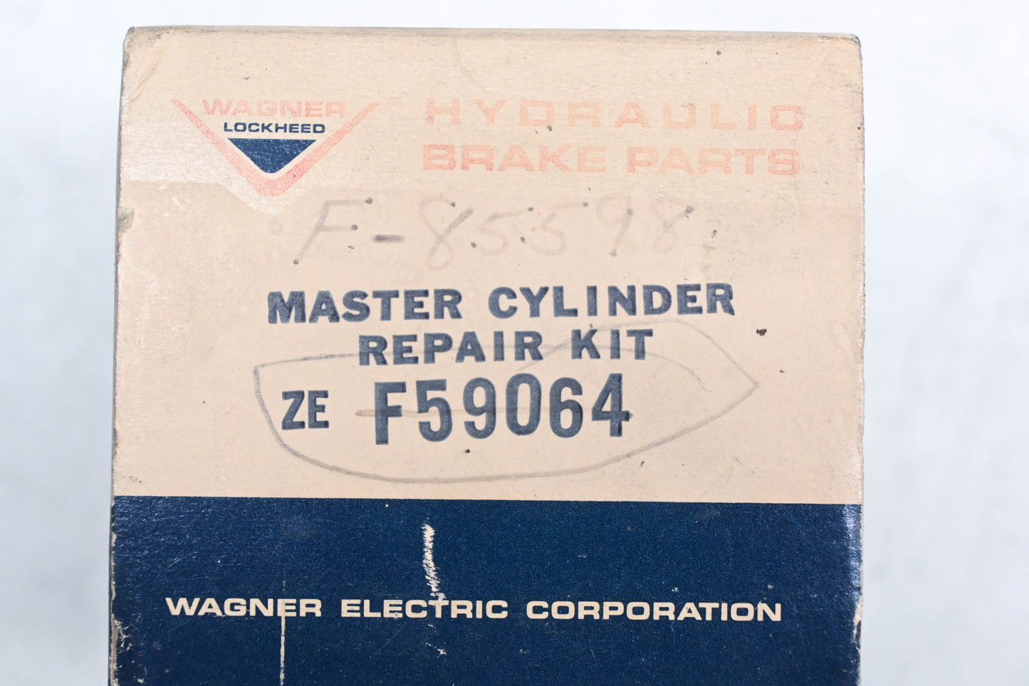 Wagner F59064, F85598 Master Cylinder Repair Kit NOS