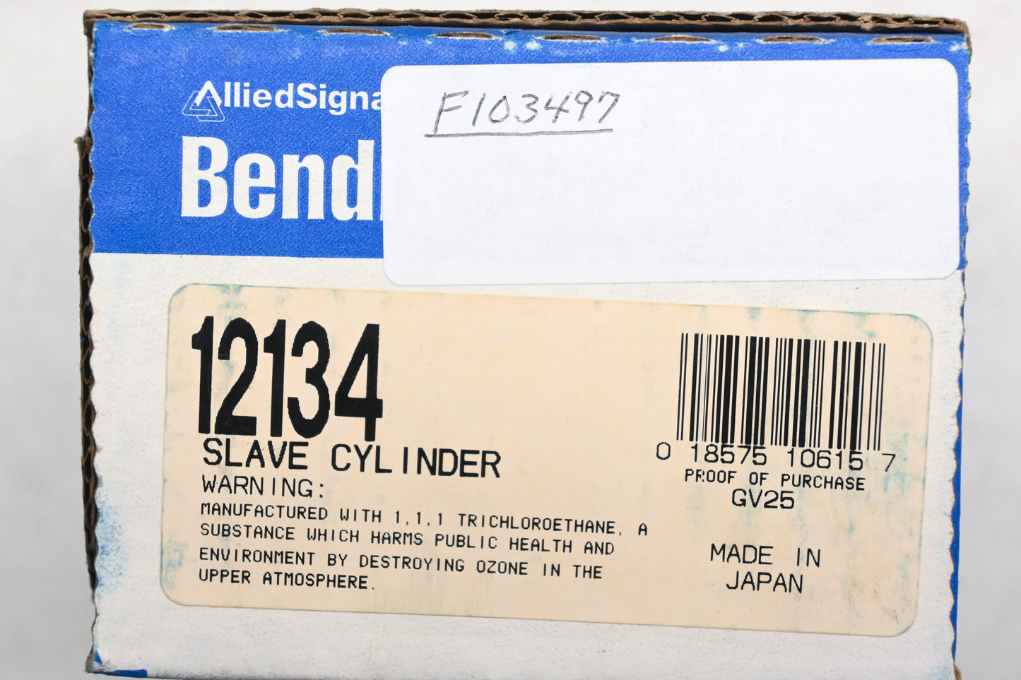 Bendix 12134, F103497 Nabco 3/4" Slave Cylinder Assembly NOS