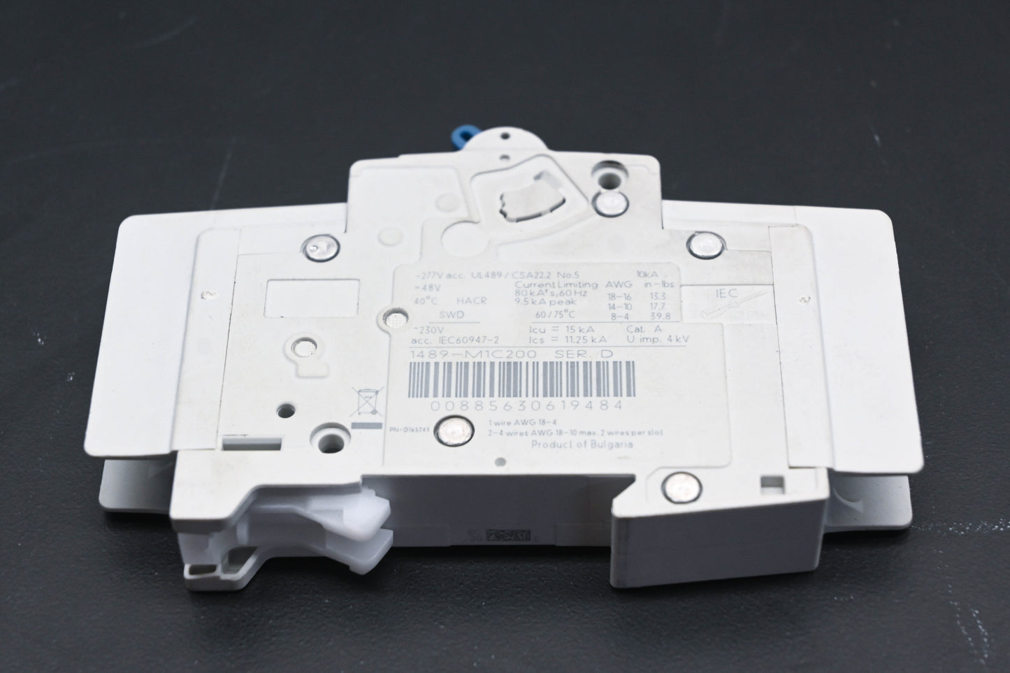 Allen-Bradley 1489-M1C200 Miniature 20A Circuit Breaker NOS