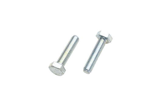 Crown Bolt 763 Steel 6mm1.0x25mm Zinc Plated Hex Bolts Qty 2 NOS