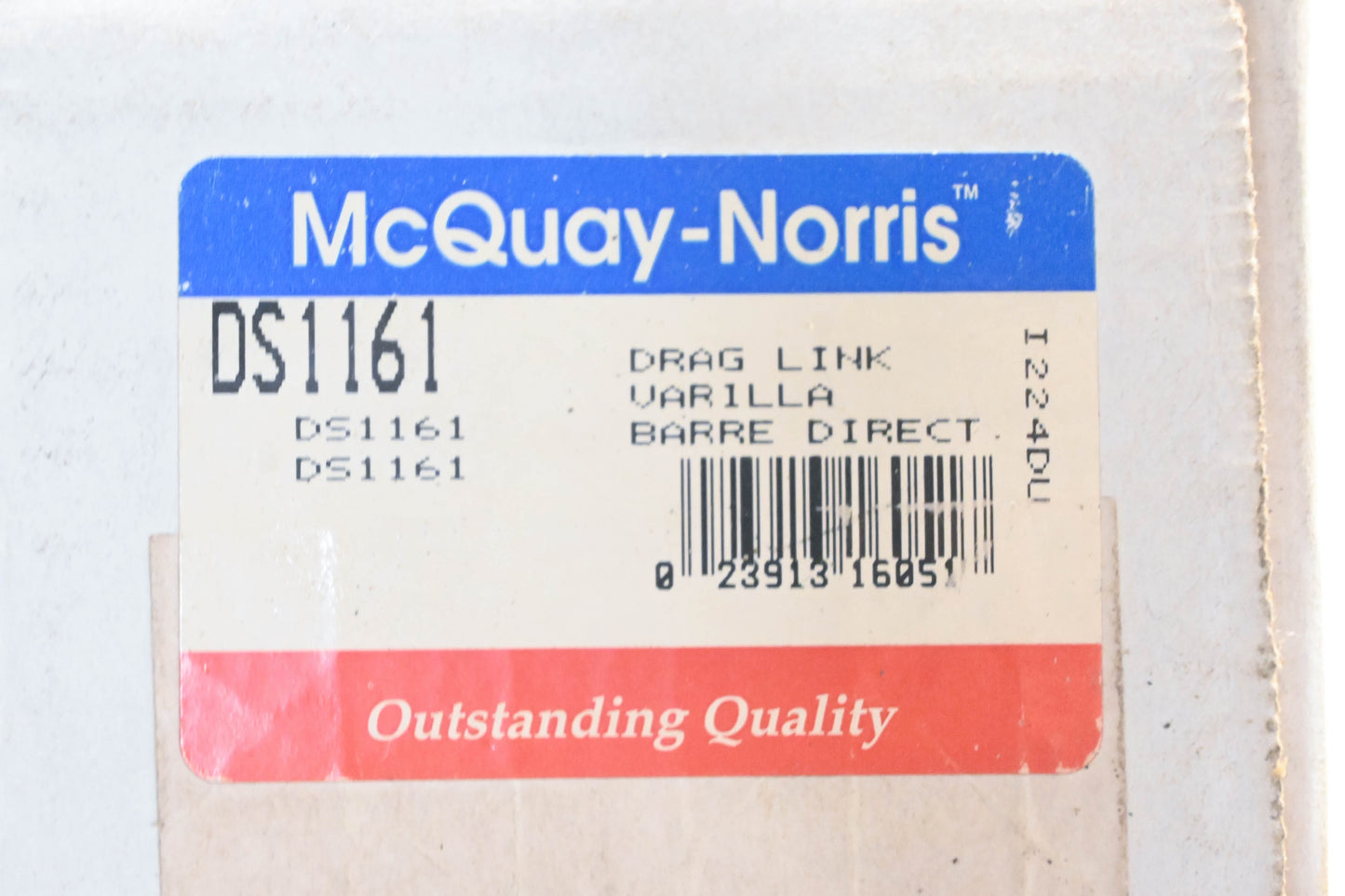 McQuay-Norris DS1161 Tie Rod End Kit NOS