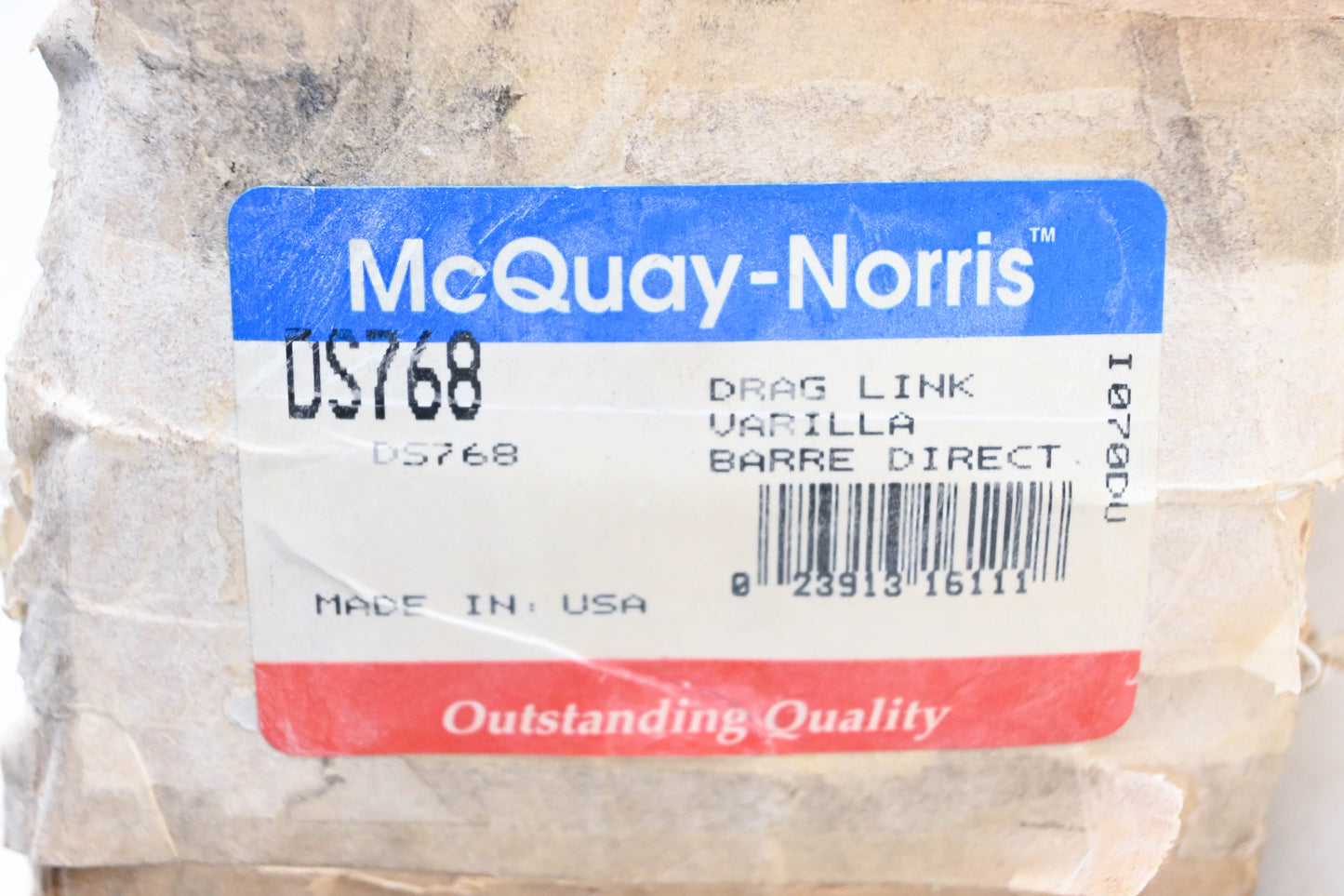 McQuay-Norris DS768 Drag Link Tie Rod End Assembly NOS