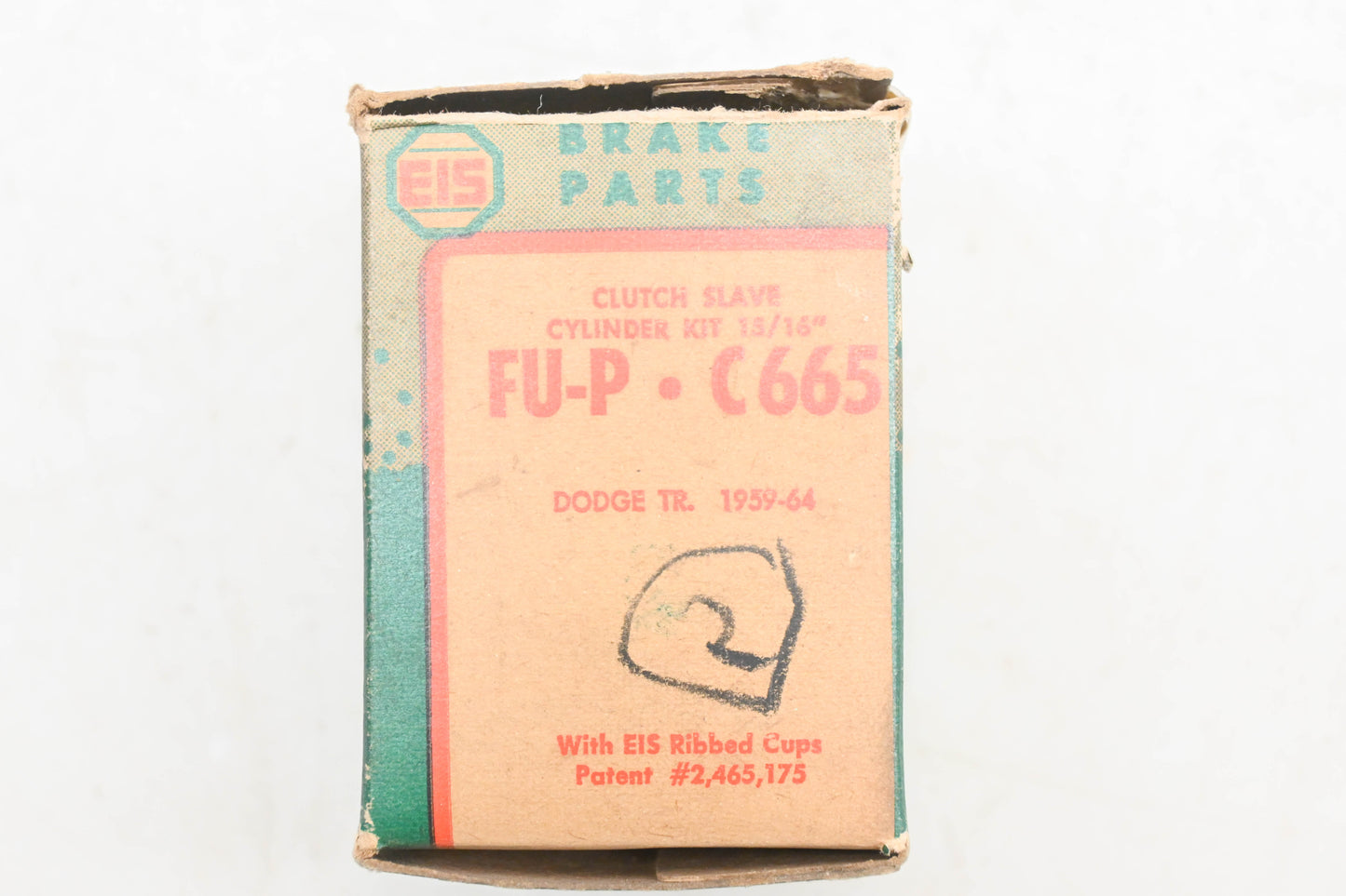 EIS FU-P, C665 Clutch Slave Cylinder Piston NOS