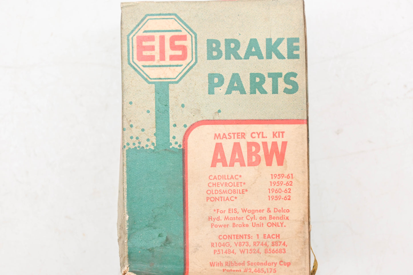 EIS AABW, M106 Master Cylinder Repair Kit NOS