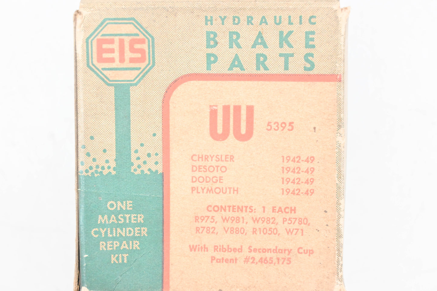 EIS UU, 5395 Master Cylinder Repair Kit NOS