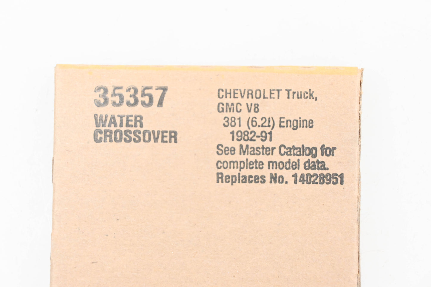 Fel-Pro 35357, 14028951 Coolant Crossover Gaskets Qty 2 NOS