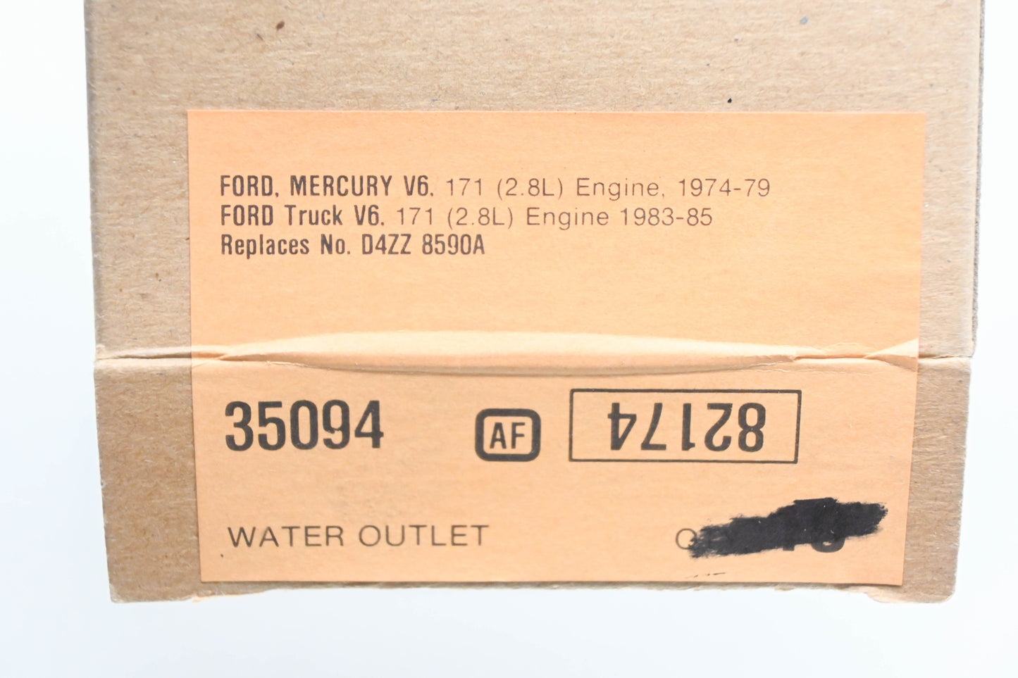 Fel-Pro 35094, D4ZZ-8590-A Thermostat Gaskets Qty 2 NOS