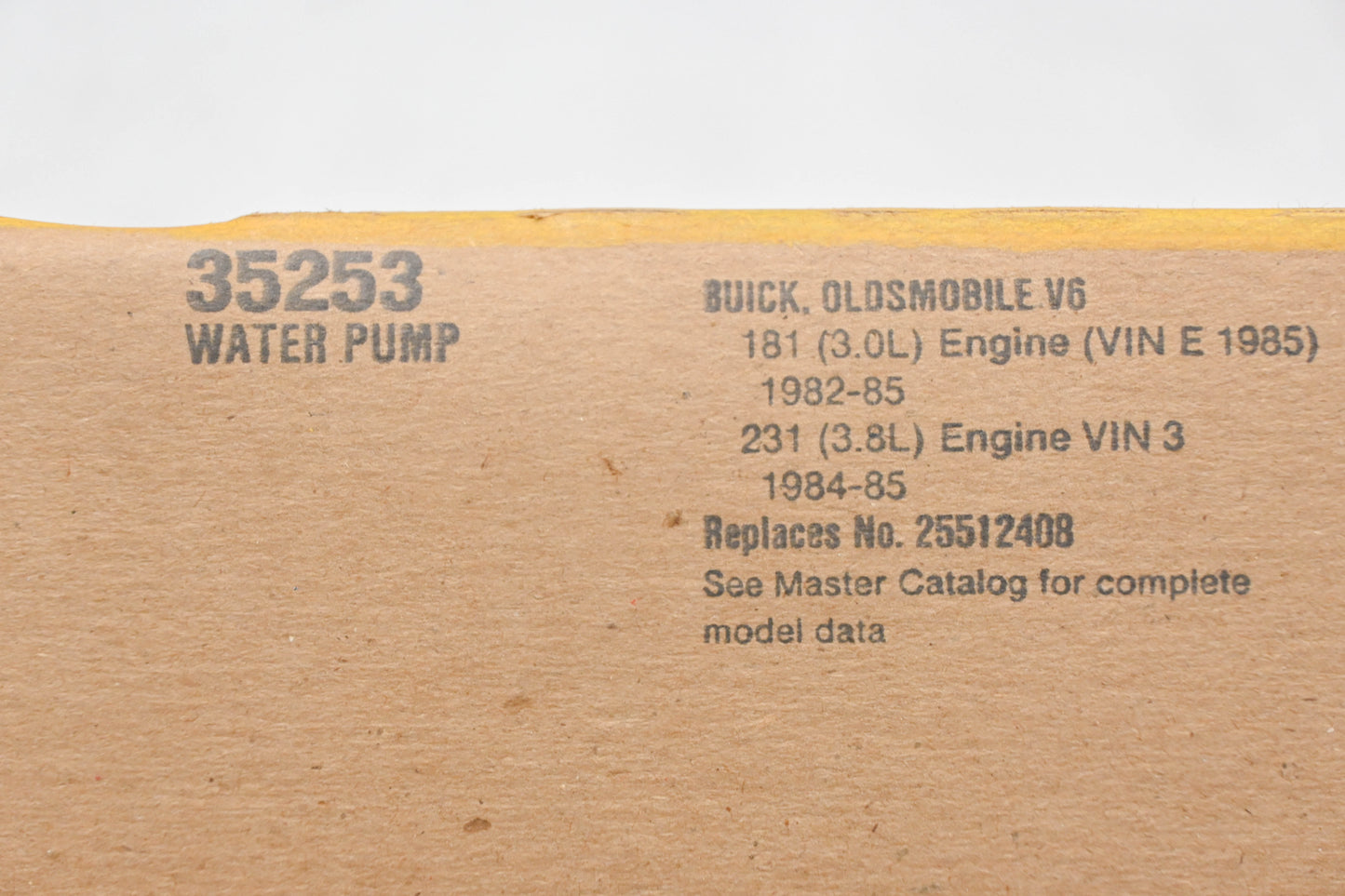 Fel-Pro 35253, 25512408 Water Pump Gasket NOS