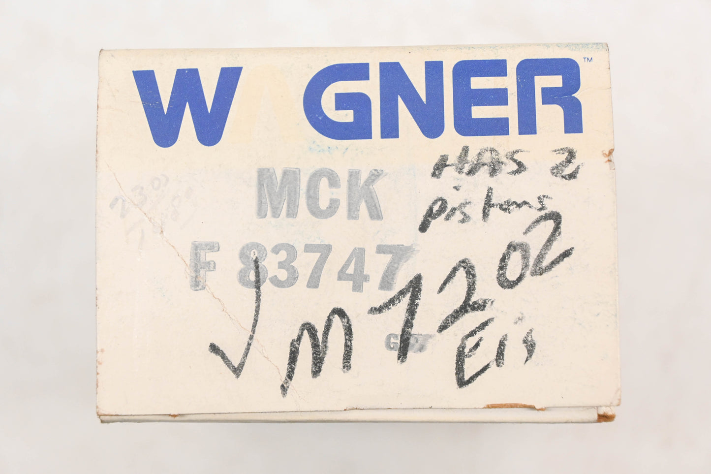 Wagner F83747, M7202 Master Cylinder Repair Kit NOS