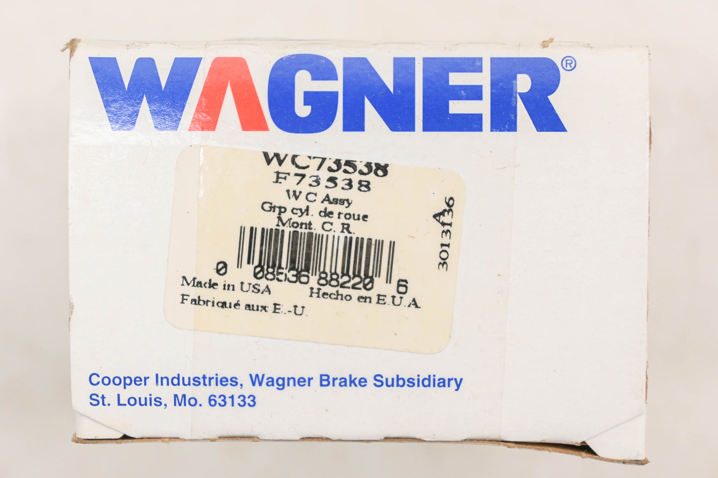 Wagner WC73538, F73538 Wheel Cylinder Assembly NOS