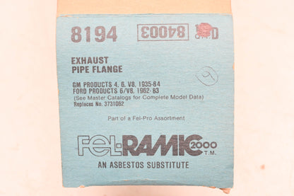 Fel-Pro 8194 Exhaust Pipe Flange Gasket NOS