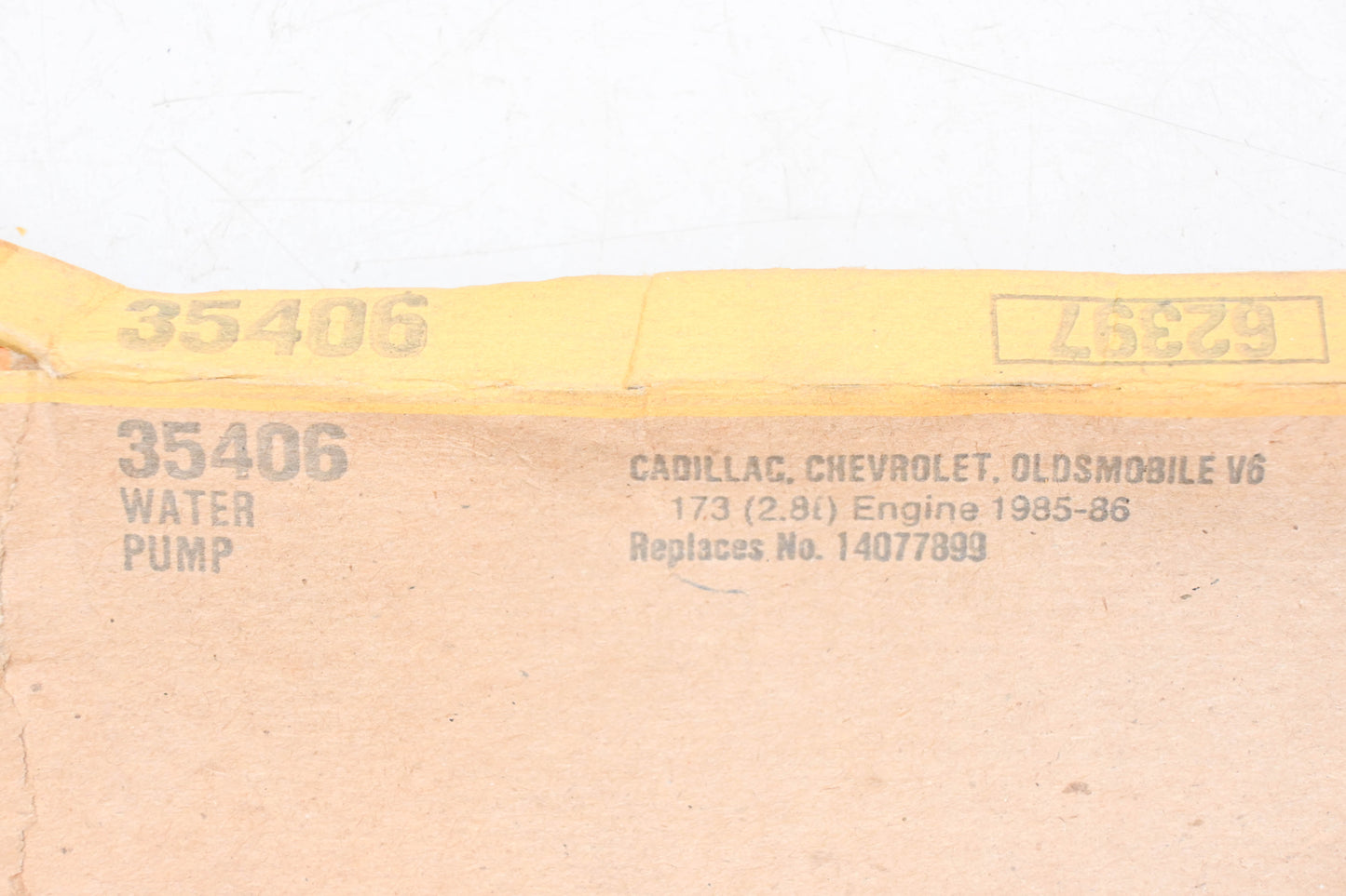 Fel-Pro 35406, 14077899 Water Pump Gasket NOS