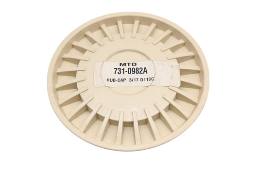 MTD 731-0982A Beige Hub Cap NOS