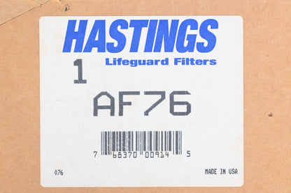 Hastings AF76, AF-76 Air Filter NOS
