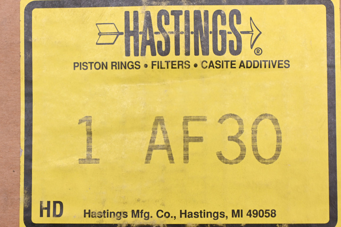 Hastings AF30, AF-30 Air Filter NOS