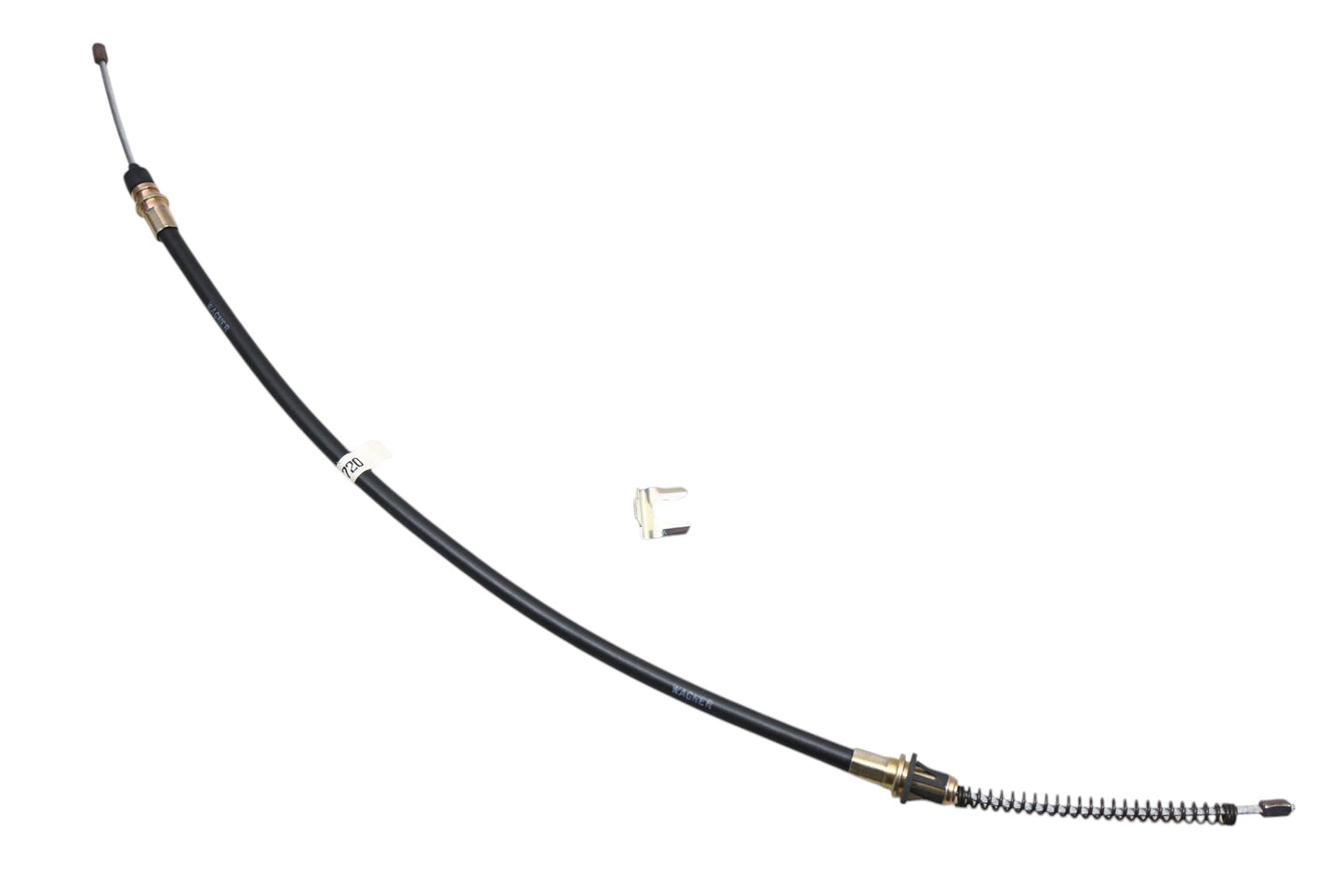Wagner F128720, BC128720, BC93942 Parking Brake Cable With Clip NOS