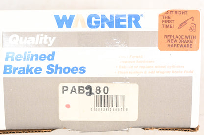 Wagner PAB280 Relined Brake Shoe Kit NOS