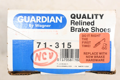 Wagner 71-315 Relined Brake Shoe Kit NOS