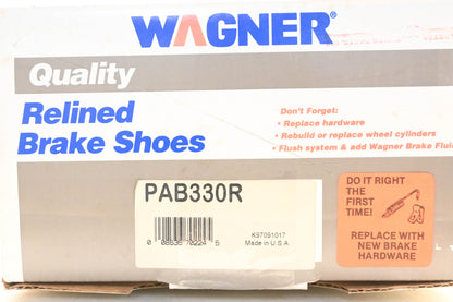 Wagner PAB330R Relined Brake Shoe Kit NOS