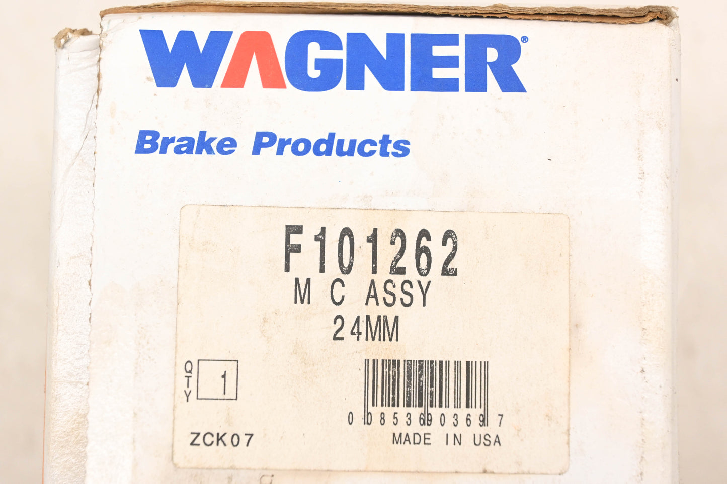 Wagner F101262, M101262 Brake Master Cylinder Assembly NOS