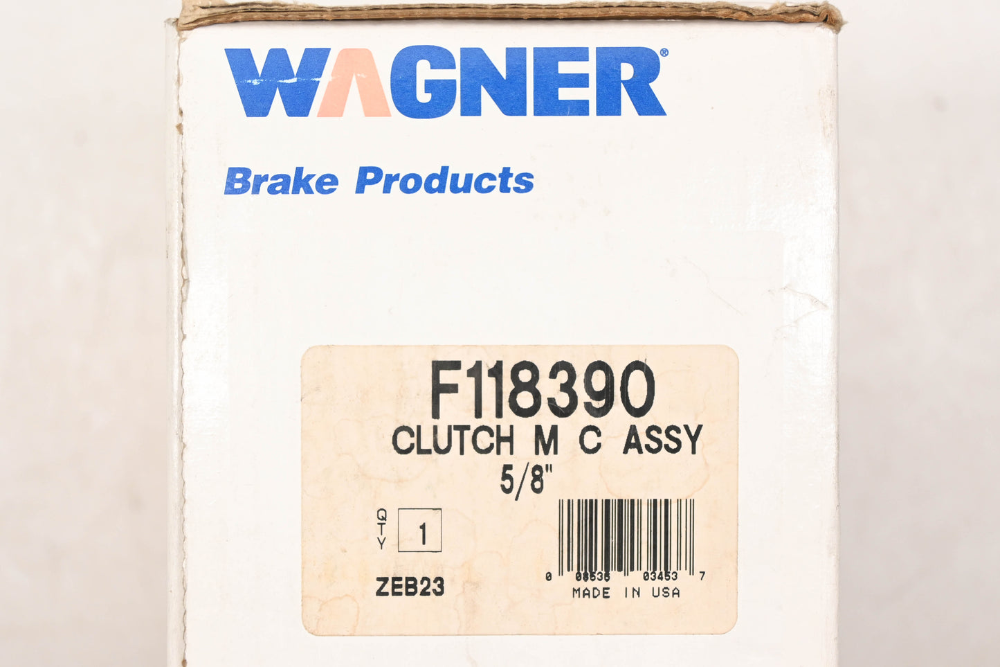 Wagner F118390, CM39752 Clutch Master Cylinder Assembly NOS
