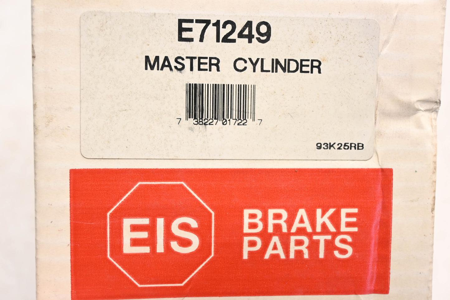 EIS E71249 Brake Master Cylinder Assembly NOS
