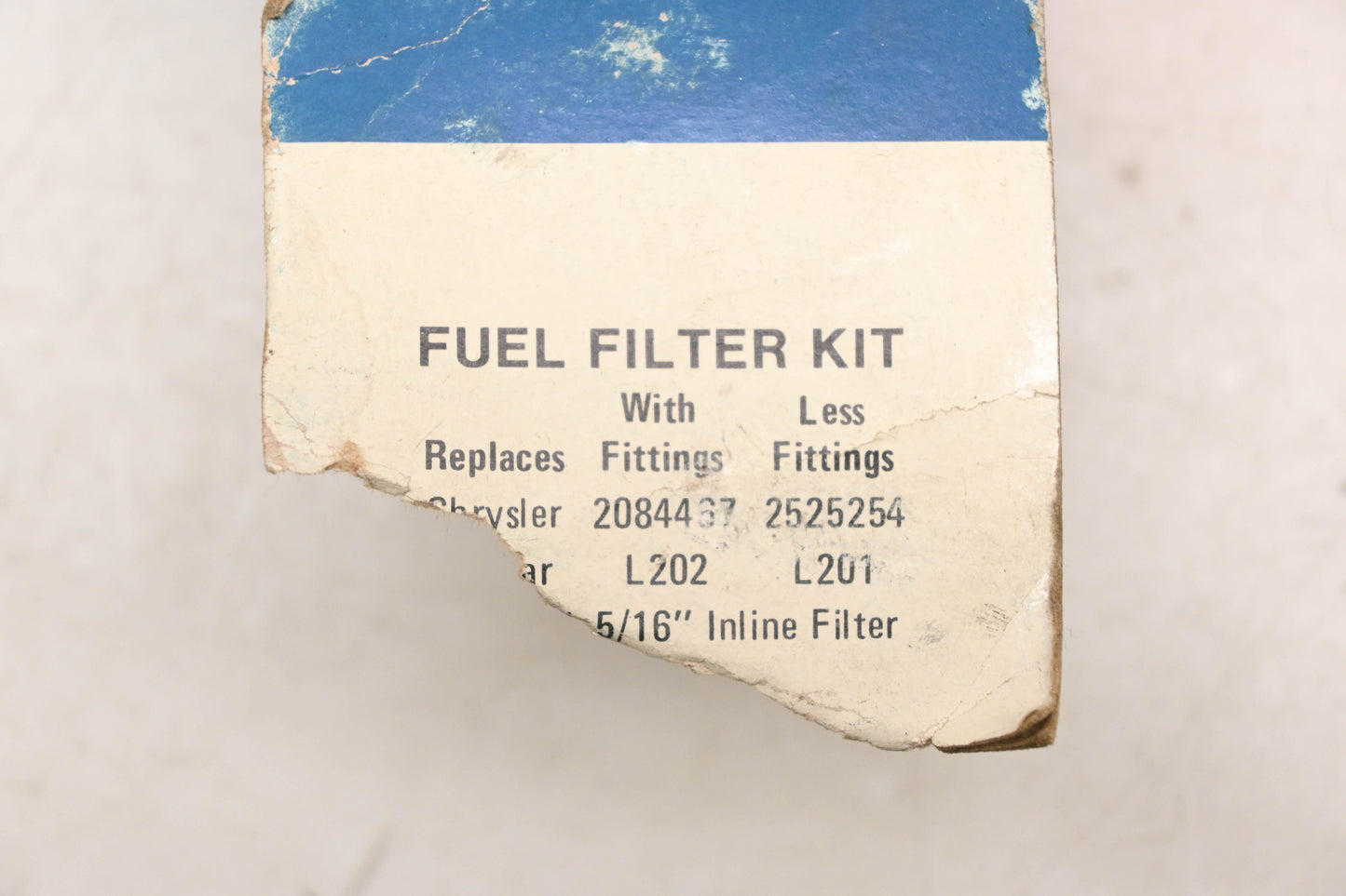 Mopar 2084467, AC-GF61, C2RZ9155A In Line Fuel Filter Kit NOS