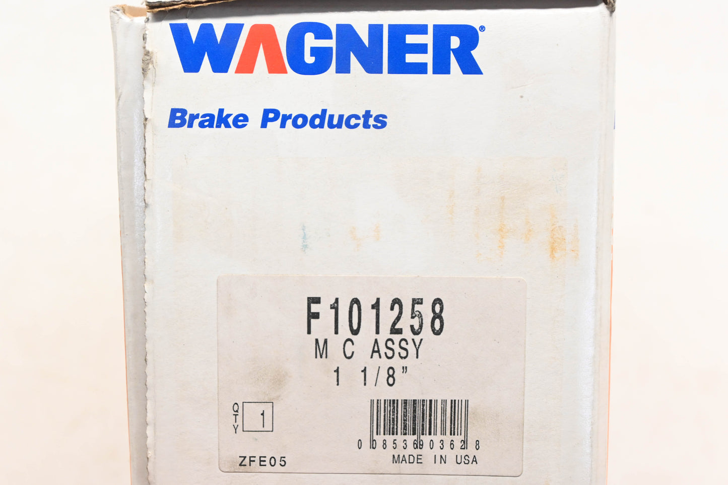 Wagner F101258, FF104687, M101258  Brake Master Cylinder Assembly NOS