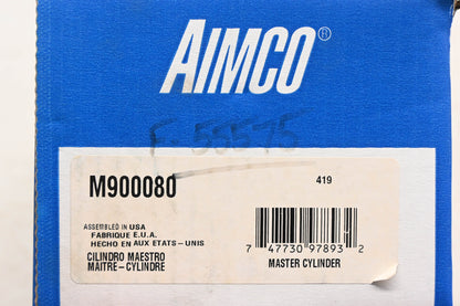 Aimco M900080, 29785-C Brake Master Cylinder Assembly NOS