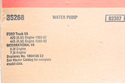 Fel-Pro 35268 Water Pump Gasket NOS