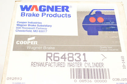 Wagner R64831 Remanufactured Brake Master Cylinder NOS