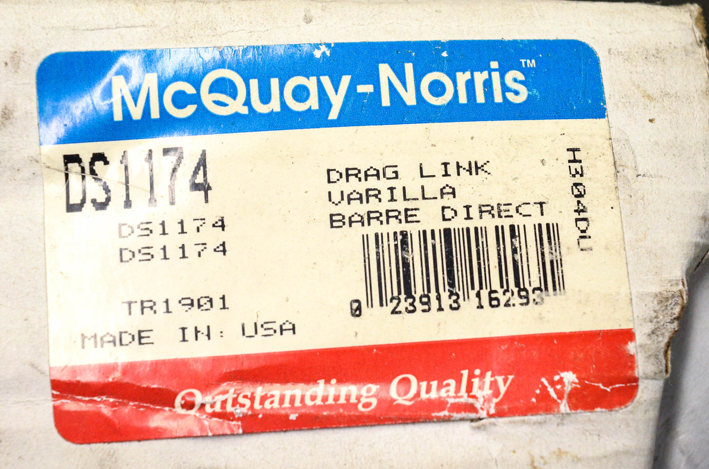 McQuay-Norris DS1174 Drag Link NOS