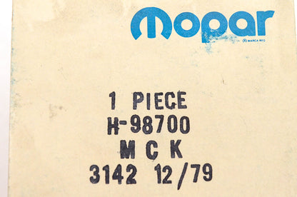 Mopar H-98700, H98700 Master Cylinder Repair Kit NOS