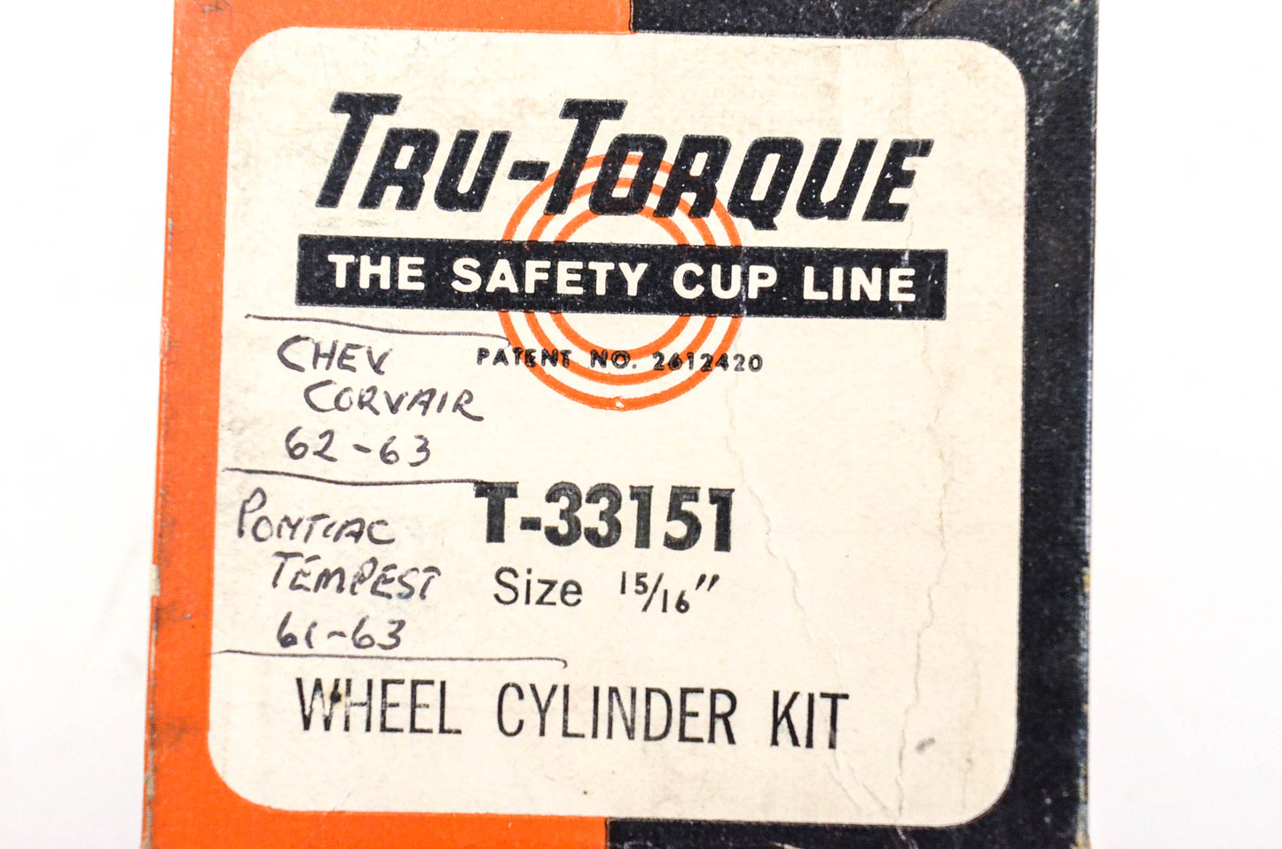 Tru-Torque T-33151 Wheel Cylinder Kit NOS